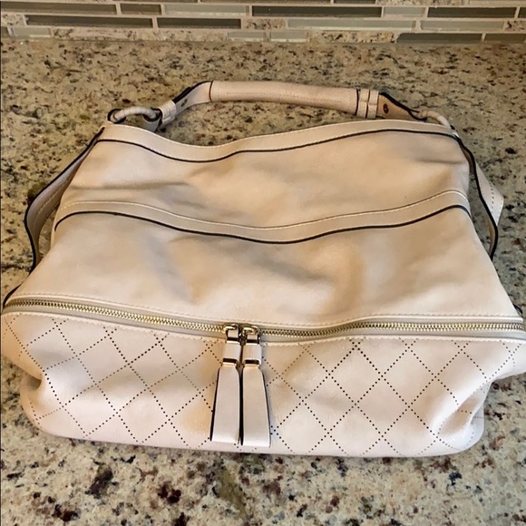 Large cream beige handbag purse - Picture 1 of 6